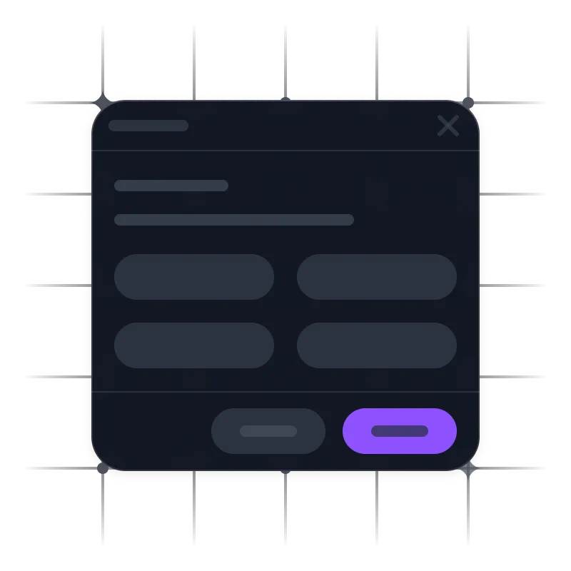 Modal preview